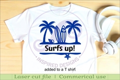 Surfers beach name sign svg laser cut file Product Image 4