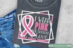 Breast Cancer SVG | Pink Awareness Ribbon SVG Product Image 2
