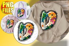 3 Doodle Letter Valentine Romantic Festive Heart! Product Image 1