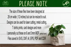 Floral Welcome Sign SVG, Wildflower Door Hanger, Butterfly Product Image 4