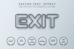 Black wire - editable text effect, font style Product Image 3