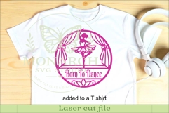 Ballerina Name Sign SVG | Personalized Ballet Wall Decor Product Image 4