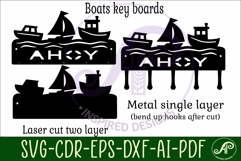 Boats Key holders for metal and laser cutting Product Image 4