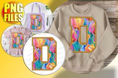 D Doodle Letter Valentine Loving Joyful Heart! Product Image 1