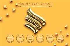 Realitic Gold - Editable Text Effect, Font Style Product Image 2