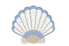 Seashell Embroidery Design Product Image 1