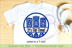 Tiki heads name wall art sign, SVG personalized Product Image 4
