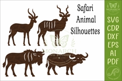 Safari Animal, African Wildlife Silhouettes 6 Product Image 4