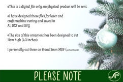 Steam train theme Christmas Ornament SVG Product Image 4