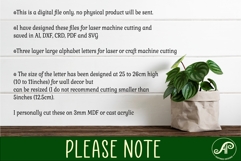 Farm Large B wall Letter 3 layer sign Product Image 4