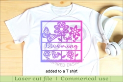 Flowers and Butterflies name wall art sign or card Product Image 4