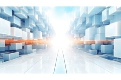 virtual futuristic digital background ai generated Product Image 1