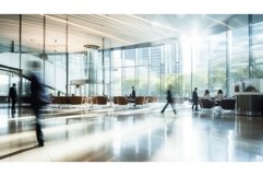 technology blur contemporary business ai generated Product Image 1