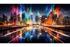 renewable bright energy background ai generated Product Image 1