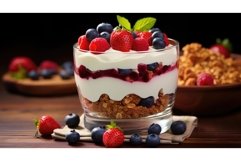 free diet dessert food ai generated Product Image 1
