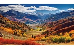 summit plateau mountains landscape ai generated Product Image 1