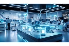 startups technology business background ai generated Product Image 1