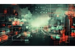 design modern digital background ai generated Product Image 1