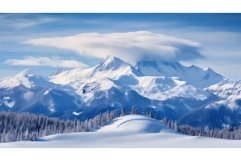 ridge dome mountains landscape ai generated Product Image 1