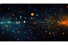 experiment science dots background ai generated Product Image 1
