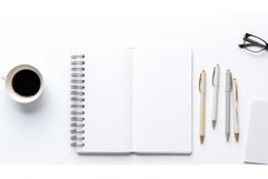 professional white business background ai generated Product Image 1