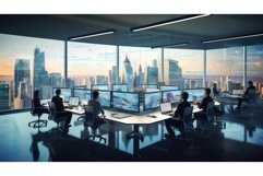 entrepreneurship technology business background ai generated Product Image 1