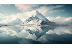 lava volcanic mountains landscape ai generated Product Image 1