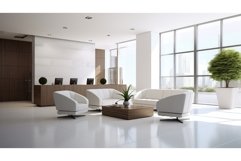 modern interior business background ai generated Product Image 1