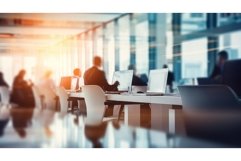 urban blur place business ai generated Product Image 1