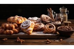 delicious fresh dessert food ai generated Product Image 1