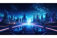 artificial future dynamic background ai generated Product Image 1