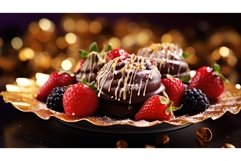 cran berry dessert food ai generated Product Image 1