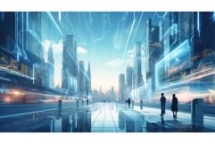 artificial future digital background ai generated Product Image 1