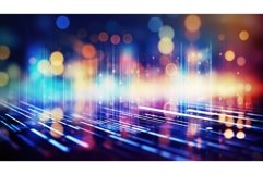disruption blur technology business ai generated Product Image 1