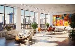 sustainability modern business background ai generated Product Image 1
