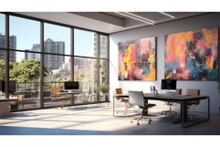 sustainability contemporary business background ai generated Product Image 1