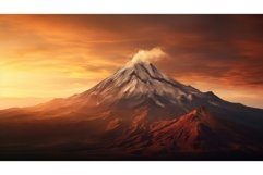 eruption volcanic mountains landscape ai generated Product Image 1