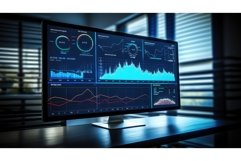 renewable digital energy background ai generated Product Image 1