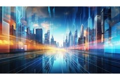 ization global digital background ai generated Product Image 1