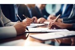 communication blur meeting business ai generated Product Image 1