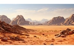 dunes rock desert landscape ai generated Product Image 1