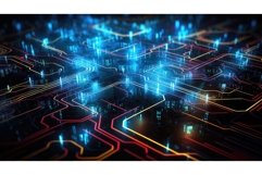 technology digital energy background ai generated Product Image 1