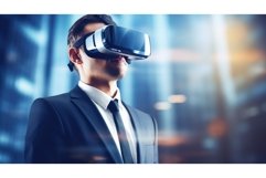 disruption blur technology business ai generated Product Image 1