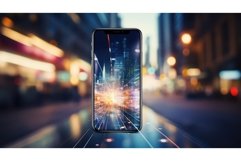 automation blur technology business ai generated Product Image 1