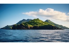 ash volcanic island landscape ai generated Product Image 1