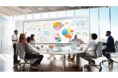 technology contemporary business background ai generated Product Image 1