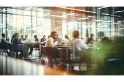 city blur place business ai generated Product Image 1