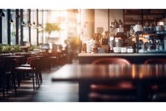 city blur place business ai generated Product Image 1