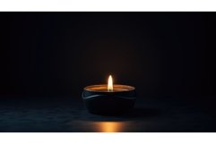 minimalist black empty background ai generated Product Image 1
