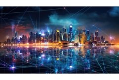 renewable technology energy background ai generated Product Image 1